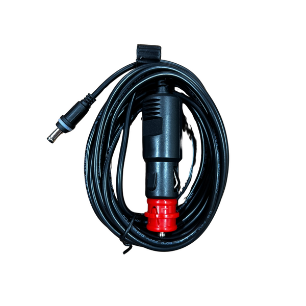 12 volt adaptor included in the Polaris Camping LED light bar kit