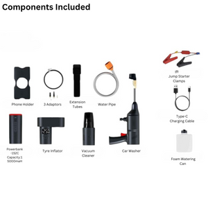 4WD Essentials Kit – Inflate, Clean, Jumpstart & Charge
