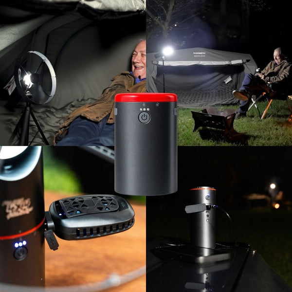 Smart Camp Kit – Fan, Light & Mozzie Repellent Combo