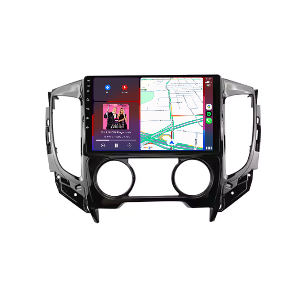 Mitsubishi Triton MR MQ Head Unit (2016-2023 with Manual Air Controls)