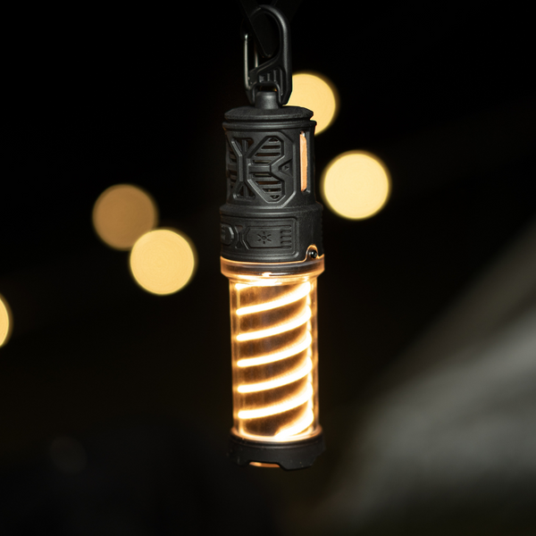 Mosquito repellent camp light illuminating at night