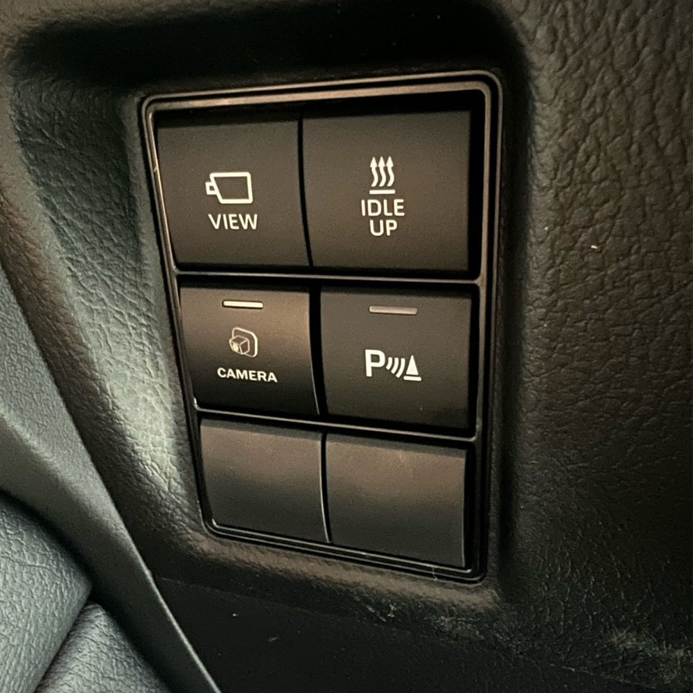 SELECTION: Square Reverse Camera Dash Panel Switch: Toyota Vehicles